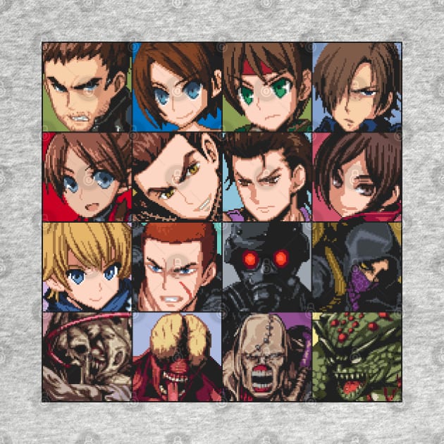 Resident Evil Pixel Art Collection by AlleenasPixels